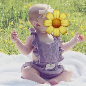 Lavender Halter Top Romper, 9 months